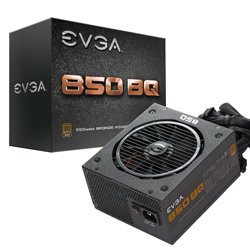Fuente de Poder Certificada 850 BQ 80 PLUS Bronze, 24-pin ATX, 120mm, 850W, Semi Modular, EVGA 110-BQ-0850-V1
