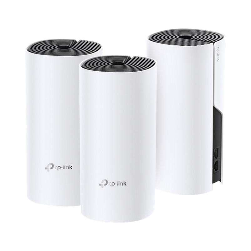 Sistema de Malla (Wi-Fi Mesh) Deco M4, Doble Banda (Hasta 1,167 Mbps), Color Blanco, Compatible con Alexa, 3 Piezas, TP-LINK DECO M4 (3-PACK)