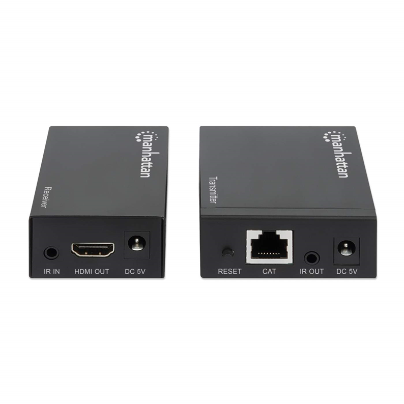 Extensor de Video HDMI - UTP (Cat6), Soporta IR, Resolución Max. 1080P (Hasta 50 Metros), MANHATTAN 207461
