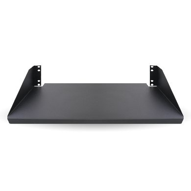 Charola Lisa para Rack de 510 x 274 mm, 2U, Hasta 20kg, Color Negro, BROBOTIX 830731