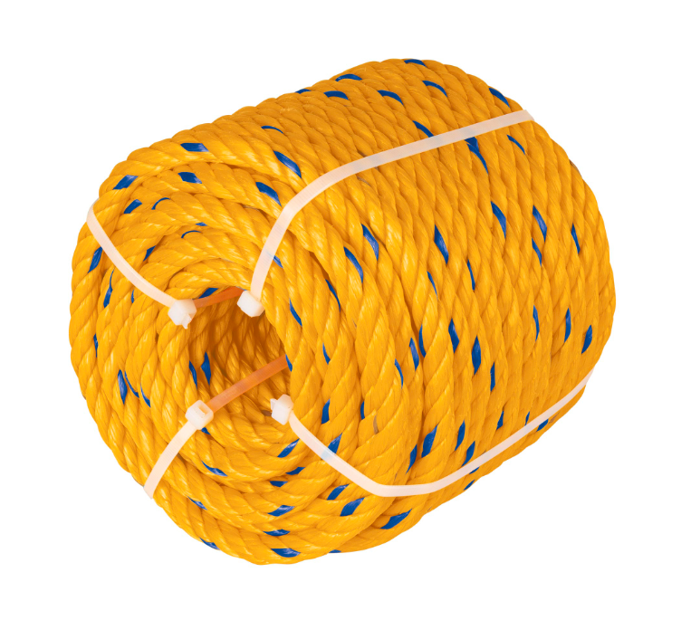Kilo de Cuerda Torcida Fiero, Polipropileno, Amarilla, de 13 mm, TRUPER CUE-131K