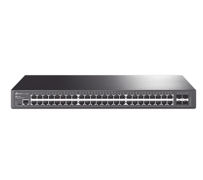 Switch Omada SDN Administrable, 48 Puertos Gigabit, 4 Puertos SFP, Funciones sFlow, QinQ y QoS, Administración Centralizada OMADA, TP-LINK TL-SG3452