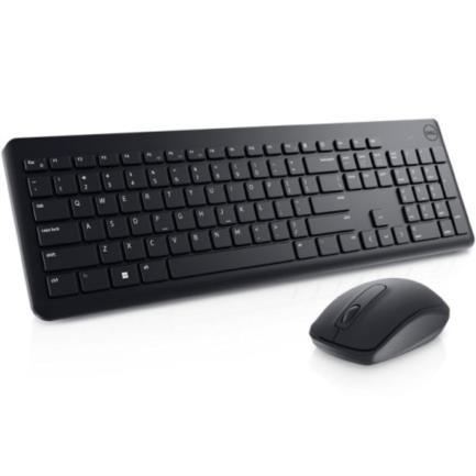 Kit de Teclado y Ratón (Mouse) Modelo KM3322W, Wireless, Español, Color Negro, DELL 580-AKCU