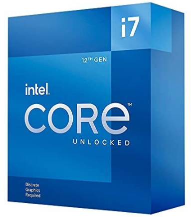 Procesador (CPU) Core i7-12700KF, 12Va Generación, 3.60 GHz (hasta 5 GHz), No Incluye Gráficos Integrados, Socket 1700, Caché 25 MB, 12-Core, (No Incluye Disipador), INTEL BX8071512700KF 