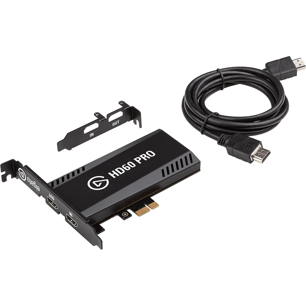 Tarjeta Capturadora de Video HD60 Pro, 1080 Pixeles, HDMI sin Encriptar, PCIe x1, ELGATO 1GC109901002
