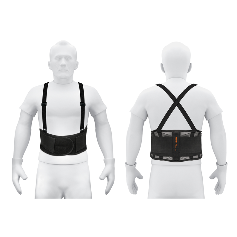 Faja Lumbar de Malla Transpirable, Talla CH, TRUPER FAJA-SV