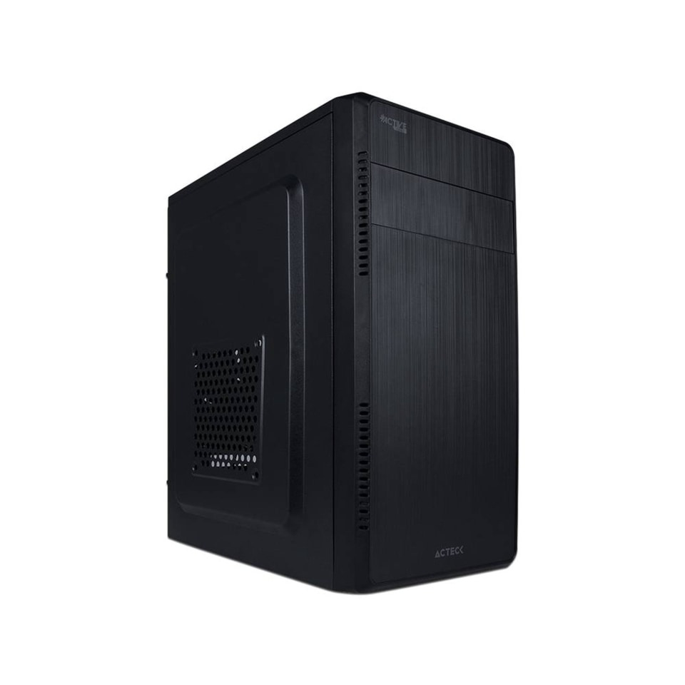 Gabinete Micro-ATX/Mini-ITX, Modelo Kioto GI240, Incluye Fuente de Poder de 500W, Color Negro, ACTECK AC-932547