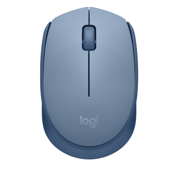 Ratón (Mouse) Óptico Modelo M170, Inalámbrico (USB), Hasta 1000 DPI, Color Gris Azulado, LOGITECH 910-006863