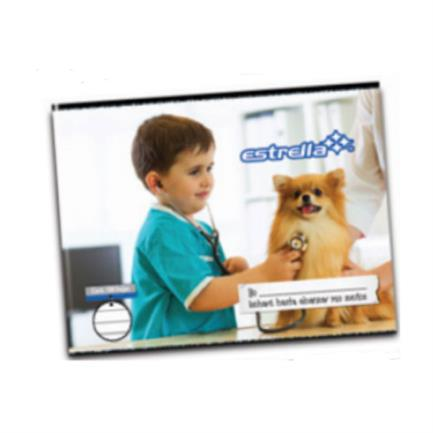 Cuaderno Engrapado Italiana, Doble Raya, 100 Hojas, ESTRELLA 263