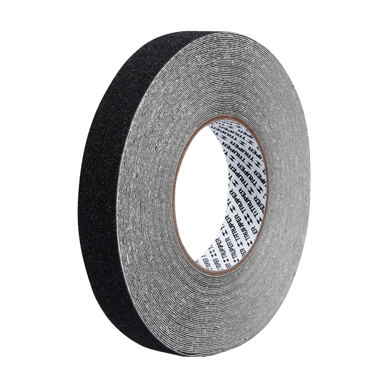 Rollo de 18 Metros de Cinta Antiderrapante, Color Negro, Ancho 25mm (1"), TRUPER CIA-118N