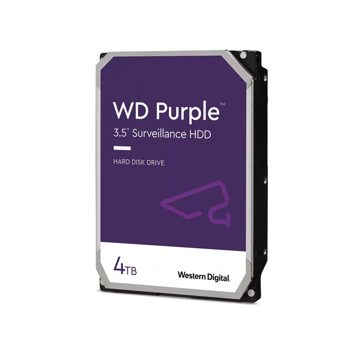 Disco Duro Interno WD Purple, Optimizado para Videovigilancia, Capacidad 4TB (4,000GB), F. F. 3.5", SATA III (6Gb/s), WESTERN DIGITAL WD43PURZ