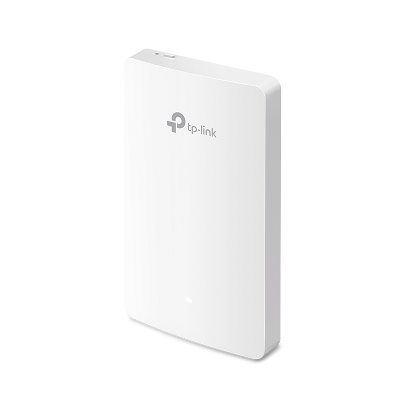Punto de Acceso (Access Point) Omada Doble Banda AC1200, PoE entrada 802.3af/at, MU-MIMO 2x2, Diseño para Pared, Tres puertos Adicionales, Soporta hasta 100 Clientes, TP-LINK EAP235-WALL