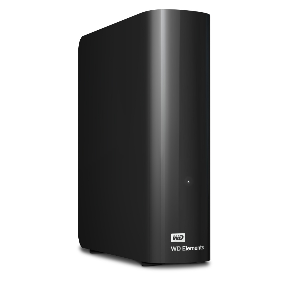 Disco Duro Externo WD Elements Desktop, 3.5'', 4TB, USB 3.0, Color Negro, para Mac/PC, WESTERN DIGITAL WDBWLG0040HBK-NESN