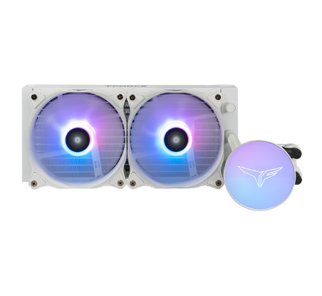 Sistema de Enfriamiento Liquido SIREN GD240E, 240mm, ARGB, LGA 1700, AM5, 2 Fan 120mm, Color Blanco, TEAMGROUP TB120602 