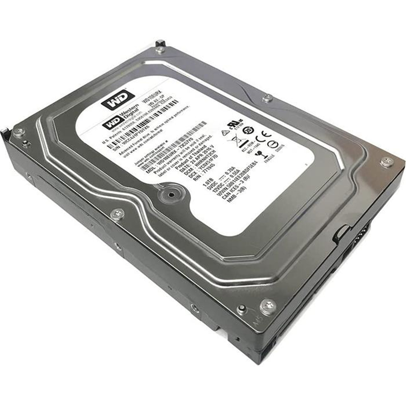 Disco Duro WD 1TB, Caché 8MB, 7200 RPM, SATA III (6.0 Gb/s), FF 3.5”, New-Pull, WESTERN DIGITAL NP-WD10EURX
