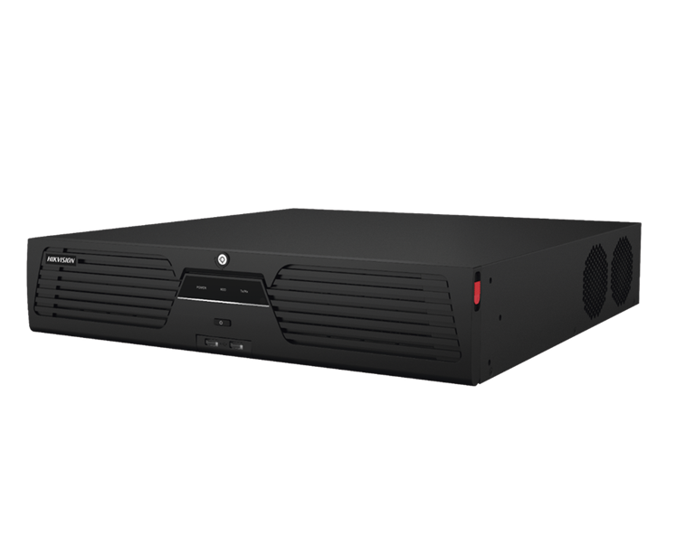 NVR 32 MP (8K), 64 Canales IP, Soporta Cámaras con AcuSense, 8 Bahías HDD, 2 Puertos de Red, Soporta RAID con Hot Swap, HDMI en 8K, Soporta POS, HIKVISION DS-9664NI-M8