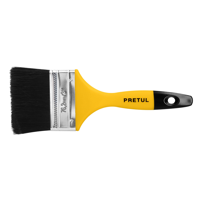 Brocha Uso General PRETUL, de 3" con Mango de Plástico, TRUPER BRP-3