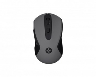 Ratón (Mouse) Óptico, Inalámbrico (USB), Hasta 1600 DPI, Color Gris, NACEB NA-0116G