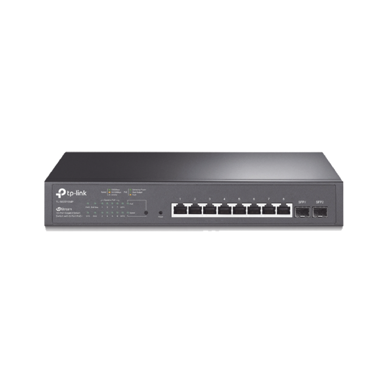 Switch PoE+ JetStream SDN Administrable 28 Puertos 10/100/1000 Mbps + 4 Puertos SFP, 24 Puertos PoE, 384W, Administración Centralizada OMADA SDN, TP-LINK TL-SG3428MP