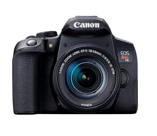 Cámara Digital Fotográfica SLR EOS Rebel T8i, 24.1 MP, 18mm-55mm, Enfoque Automático, 7.6cm (3") Pantalla Táctil LCD, 3.1x Zoom Óptico, Digital (IS), Modo Película HD, LAN Inalámbrica, CANON 3924C002