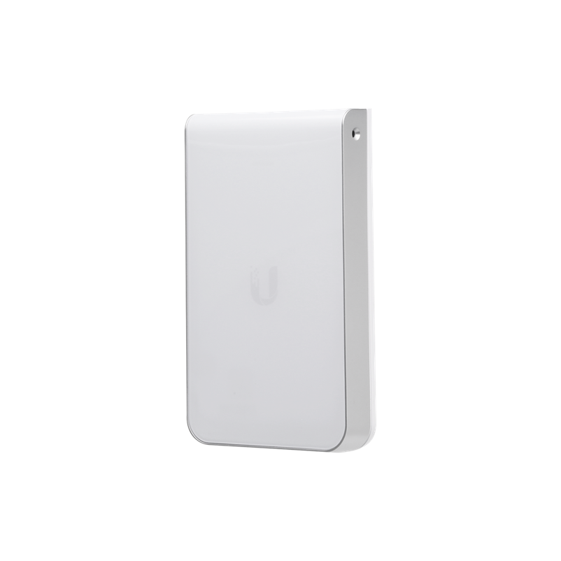 Punto de Acceso (Access Point) In Wall HD MU-MIMO 4x4 Wave 2, 5 Puertos (1 PoE Entrada 802.3af/at PoE+, 1 PoE Salida 48V y 3 Ethernet Passthrough), Antena Beamforming, UBIQUITI UAP-IW-HD