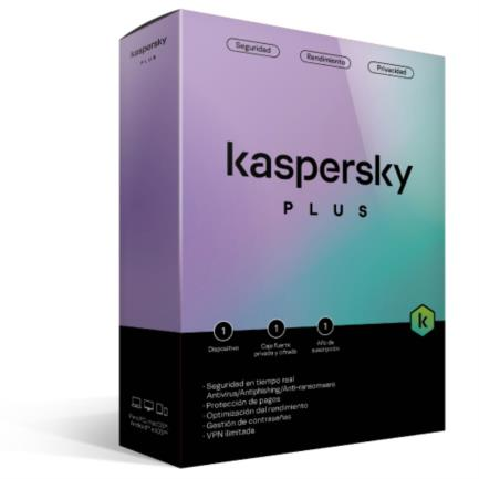 Licencia Antivirus Plus, 1 Año 1 Dispositivo, KASPERSKY KL1042Z5AFS-22