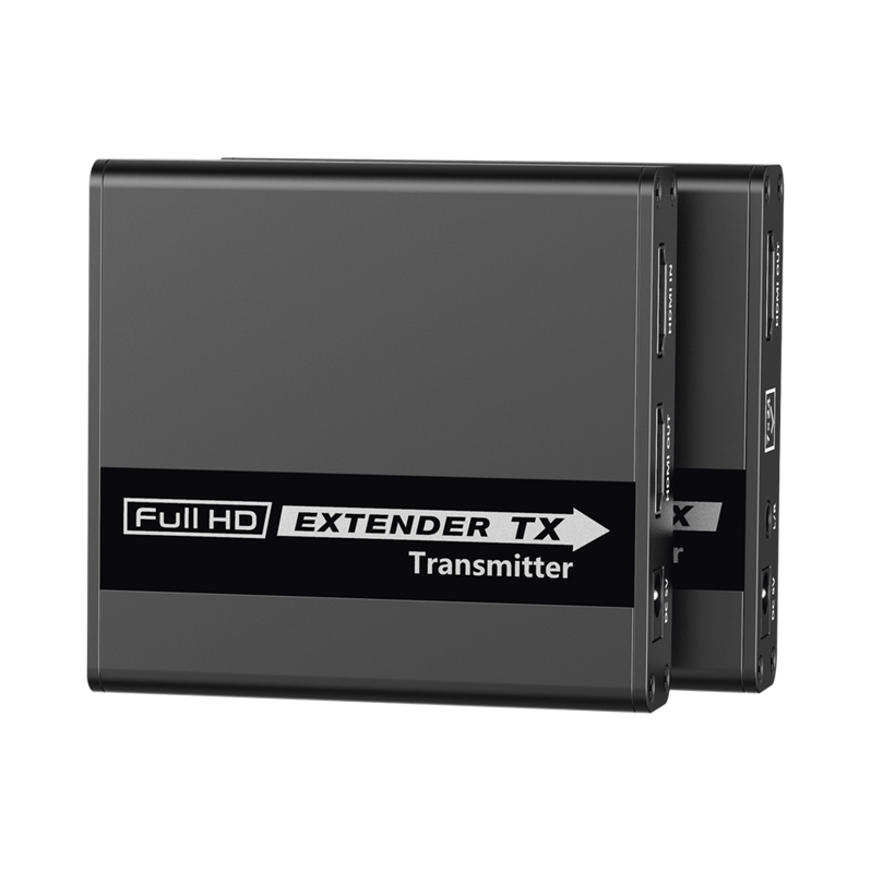 Kit Extensor HDMI, Hasta 70 Metros, Soporta Resol 720 y 1080P @ 60 Hz, Cat 6 / 6a / 7, Cero Latencia, Uso 24/7, HDR10, Salida Loop, Configuración EDID, Soporta Control Remoto del Equipo Fuente, Salida Audio 3.5mm, EPCOM TT223