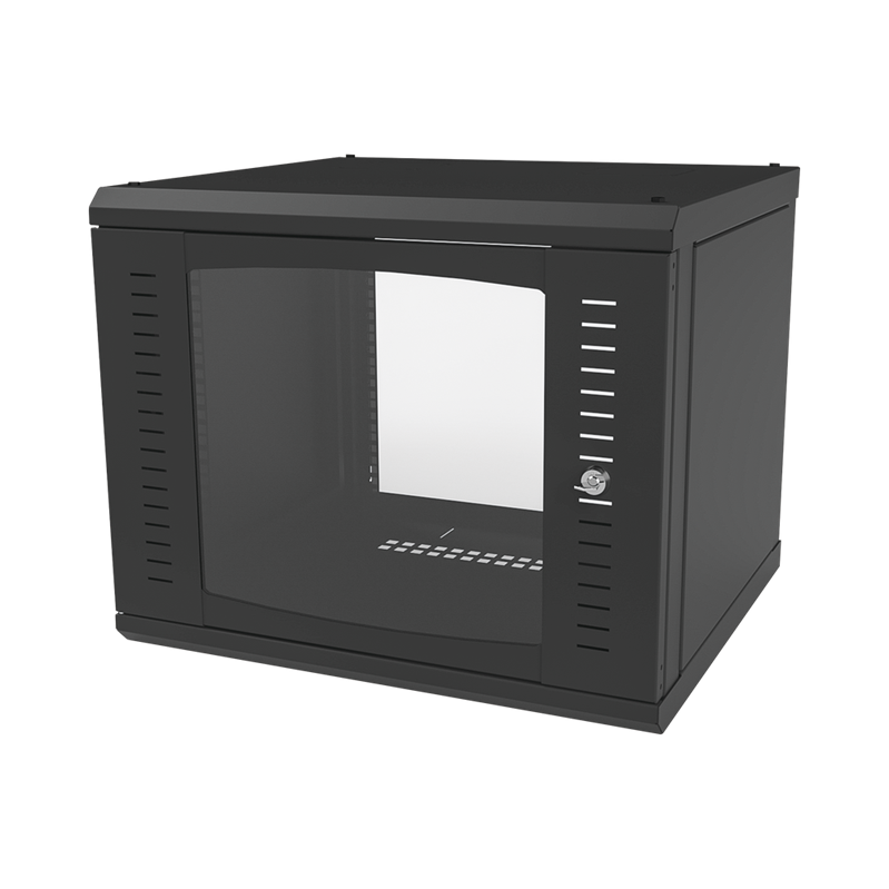 Gabinete para Montaje en Pared, Puerta de Cristal Templado, 9 Unidades de Rack, LINKEDPRO SR-1909-GFP