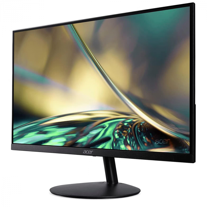Monitor LED Ultra Slim SA242Y Ebi, 23.8", FHD Resolución 1920x1080, 100Hz, VGA/HDMI, Panel IPS, Color Negro, ACER UM.QS2AA.E03
