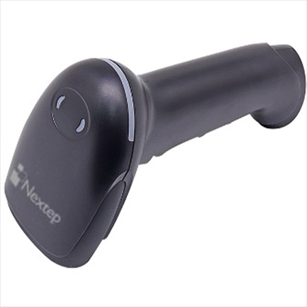 Lector de Códigos de Barras (Escáner) Inalámbrico, 1D, USB, Batería Recargable, Color Negro, NEXTEP NE-500I