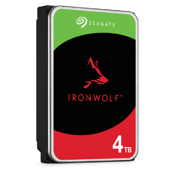 Disco Duro Interno P/ NAS IronWolf, Capacidad 4TB (4,000GB), F. F. 3.5", Interfaz SATA III (6.0 Gb/s), 256MB Caché, 5400RPM, SEAGATE ST4000VN006