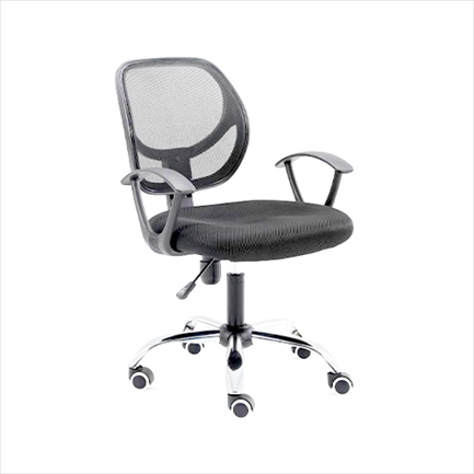 Silla Secretarial de Altura Ajustable, Reclinable, Tela, Base Giratoria, NEXTEP NE-650S