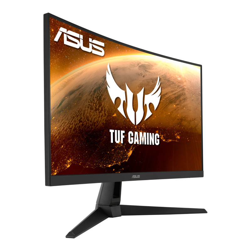 Monitor Curvo TUF Gaming VG27VH1B, LED 27", Resolución Full HD (1920x1080), DP, HDMI, Bocinas Integradas (2x4W), Color Negro, 165Hz, 1ms, ASUS 90LM0691-B01170