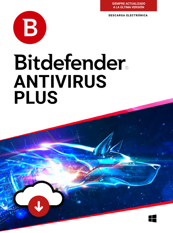 Antivirus Plus, 1 Licencia, 1 Año, (ELECTRONICA), BITDEFENDER TMBD-414