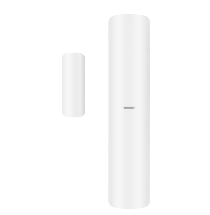 Contacto Magnético Inalámbrico + 2 Zonas para Agregar Sensores Cableados, 3 en 1, Soporta 2 Zonas Cableadas, HIKVISION DS-PDMC-EG2-WB