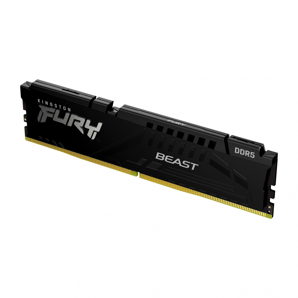 Memoria RAM Fury Beast DDR5, PC5-41600 (5200MHz), 32GB, Non-ECC, CL40, XMP, KINGSTON KF552C40BB-32