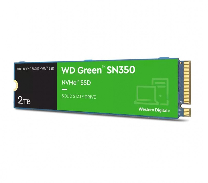 Unidad de Estado Sólido (SSD) SN350 de 2TB, M.2 NVMe PCIe, WESTERN DIGITAL WDS200T3G0C