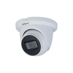 Cámara Domo 2 MP, 1080p, Lente 2.8 mm, Apertura 107 Grados, IR 60 Metros, Metálica, IP67, Soporta: CVI/TVI/AHD/CVBS, DAHUA DH-HAC-HDW1231TMQN-A 