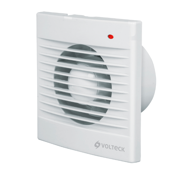 Extractor de Aire VOLTECK de 4", Color Blanco, TRUPER EXA-4B