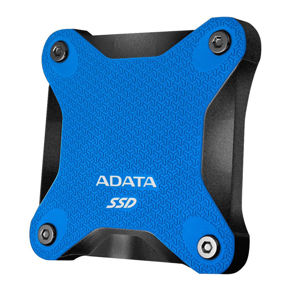 Disco Duro Externo (SSD) Durable SD620, Capacidad 1TB, Interfaz USB 3.2, Color Azul, Resistente a Golpes, ADATA SD620-1TCBL