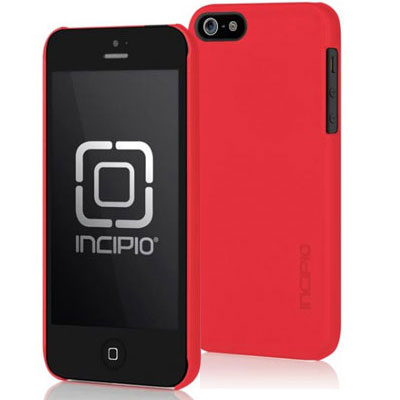 Funda Incipio Feather para iPhone 5 & 5S color Rojo / 814523028102
