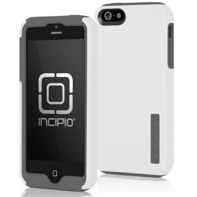 Funda Incipio Dual Pro para iPhone 5 & 5S Color Blanco/Gris / 814523028188