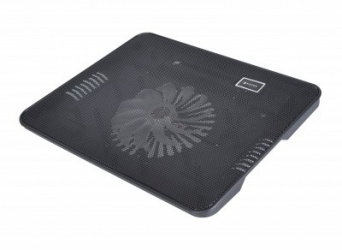 Cooling Stand (Base de Enfriamiento) para Laptops Hasta 15", 1 Ventilador, Color Negro, NACEB NA-0108N