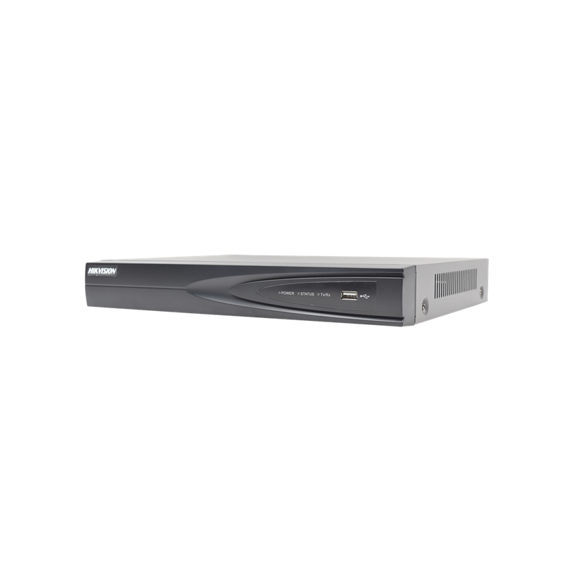 NVR 8 MP (4K), 4 Canales IP, 1 Bahía HDD, Soporta Cámaras Con AcuSense, Salida de Vídeo 4K, Videoanalíticos, HIKVISION DS-7604NI-K1/4P(C)