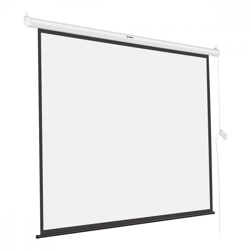 Pantalla de Proyección Automática, 100", Color Blanco, STEREN PRO-020