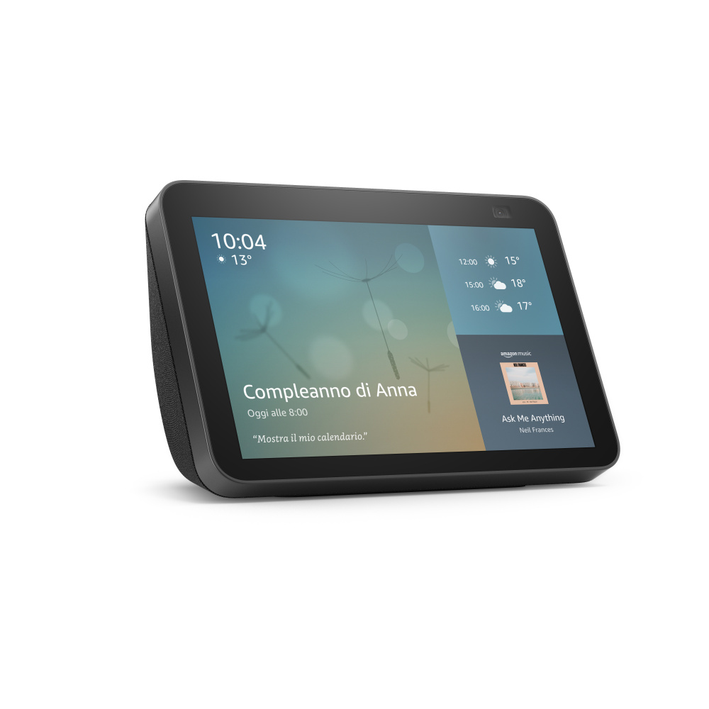 Altavoz Inteligente Echo Show 8, 2da Generación, WiFi/Bluetooth, 8" HD, Color Negro, AMAZON B084DCJKSL
