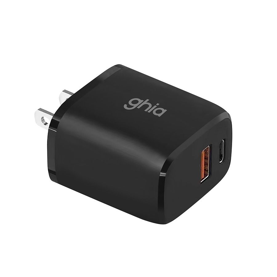 Cargador de Pared, Carga Rápida 20W, USB Tipo C, USB 3.0, GHIA GAC-243
