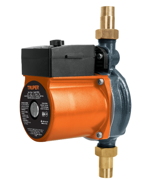 Bomba Presurizadora, 1/3 HP, 60 L/min, Presión Máxima 17 psi, Sensor Regulable, TRUPER PRE-1/3