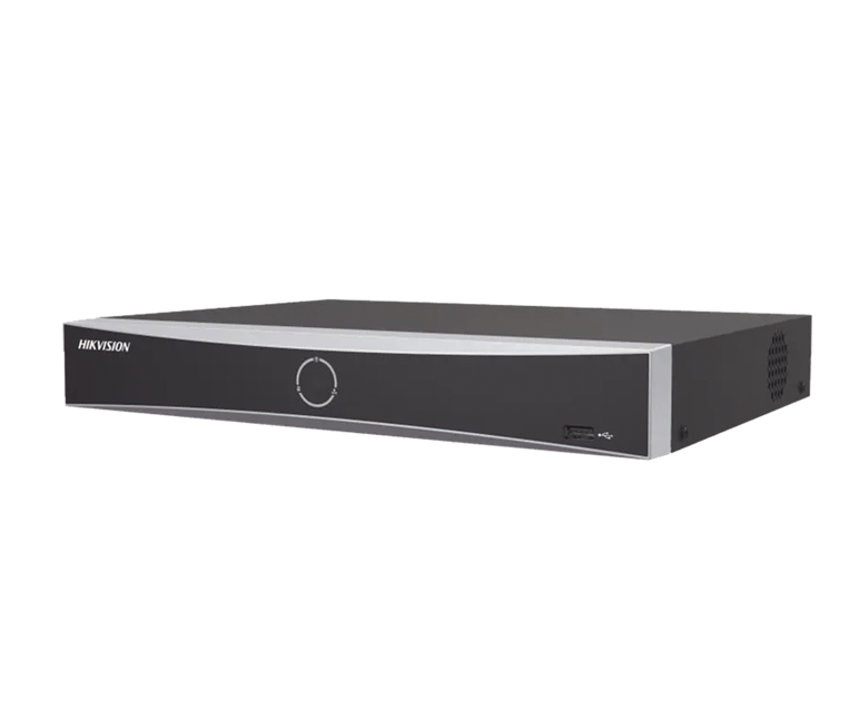 NVR 12 MP (4K), 16 Canales IP, Sin Puertos PoE+, 1 Bahía HDD, Reconocimiento Facial, HDMI 4K, HIKVISION DS-7616NXI-K1(B)