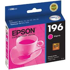 Cartucho de Tinta 196 Color Magenta 5ml Rendimiento Aprox. 290 páginas, EPSON T196320-AL